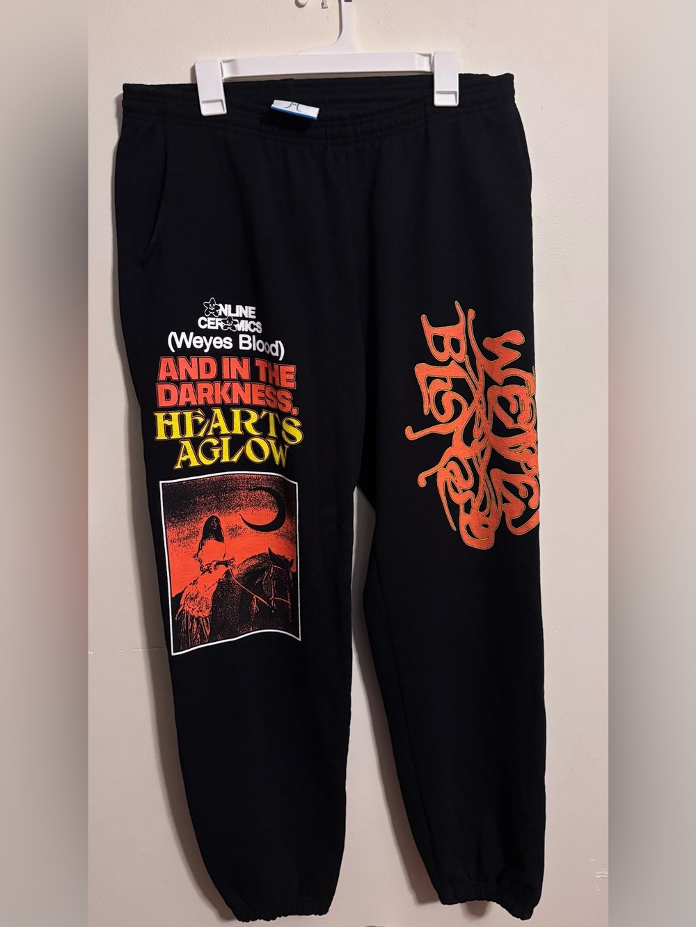 Weyes Blood X Online Ceramics Limited Edition Sweat Pants Hearts Aglow